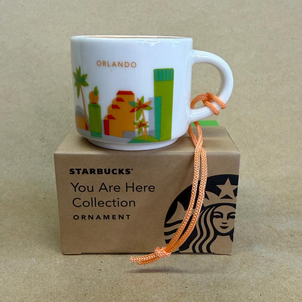 Starbucks You Are Here Orlando Ornament Mug NIB-2017
