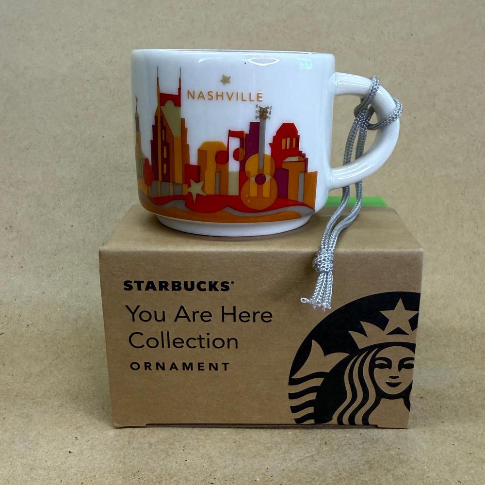 Starbucks You Are Here Nashville Ornament Mug NIB-2017