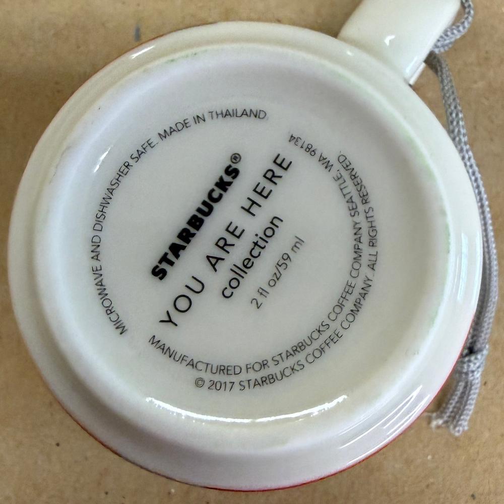 Starbucks You Are Here Nashville Ornament Mug NIB-2017