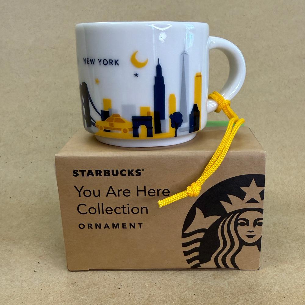 Starbucks You Are Here New York Ornament Mug NIB-2017