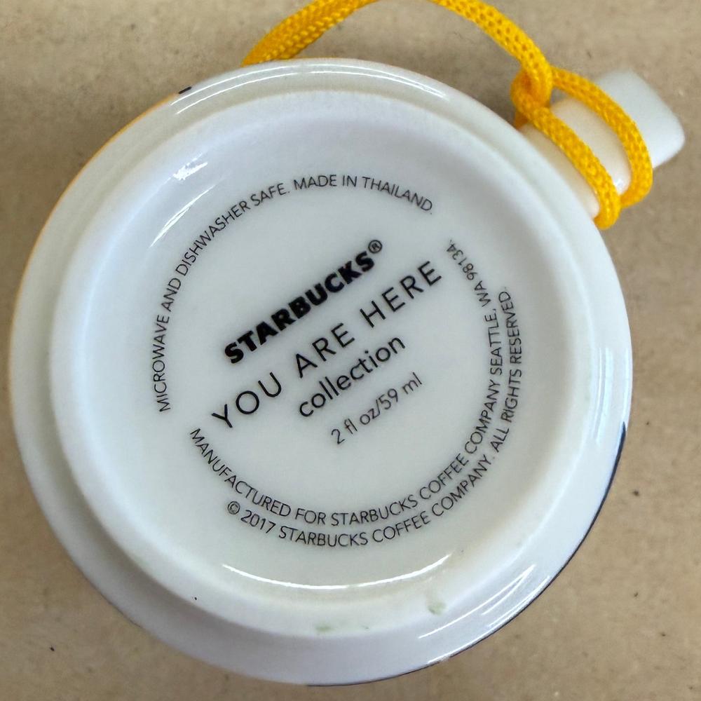 Starbucks You Are Here New York Ornament Mug NIB-2017