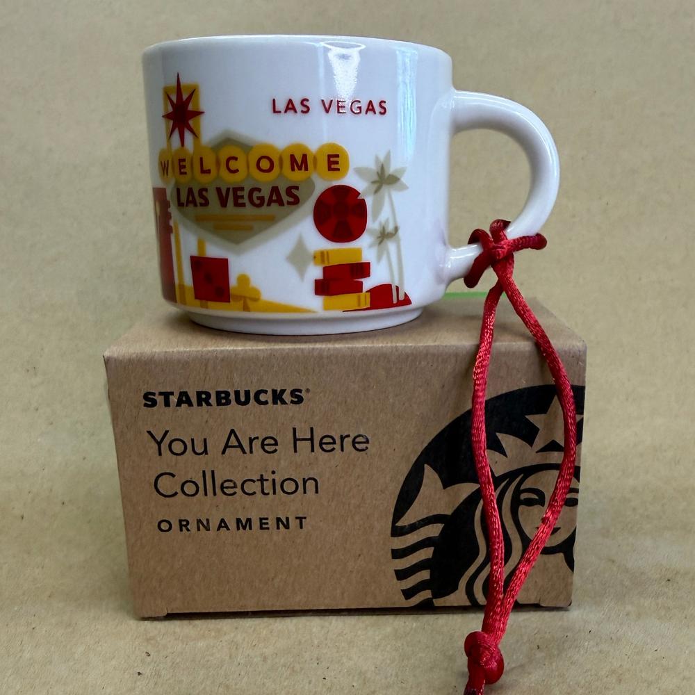 Starbucks You Are Here Las Vegas Ornament Mug NIB-2016