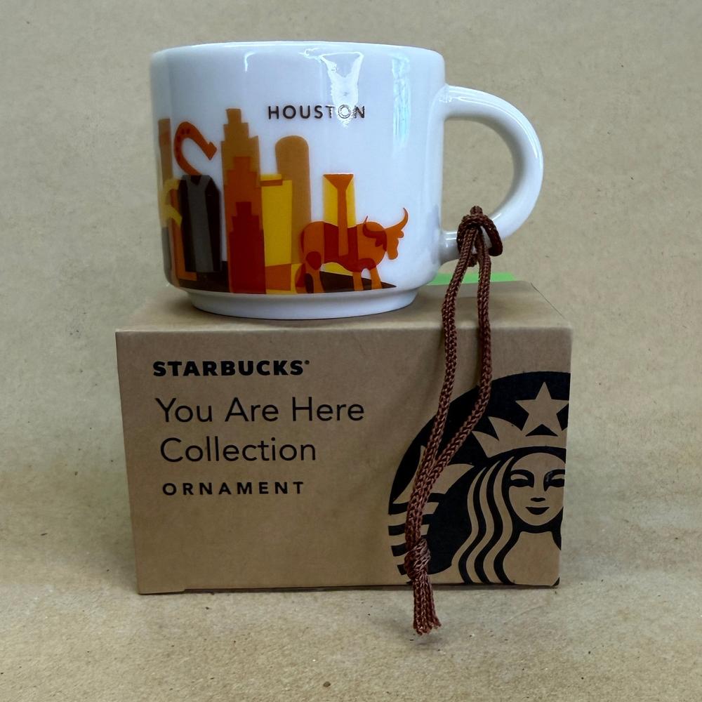 Starbucks You Are Here Houston Ornament Mug NIB-2017