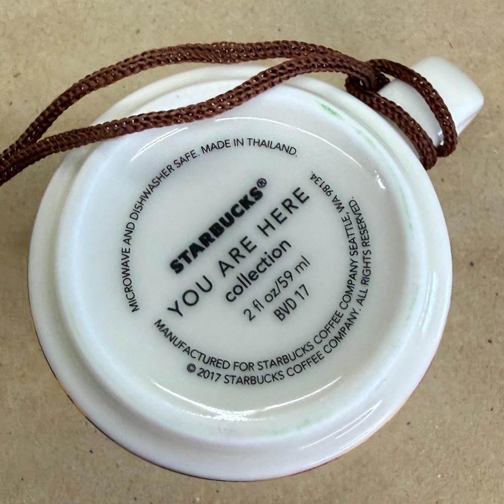 Starbucks You Are Here Houston Ornament Mug NIB-2017