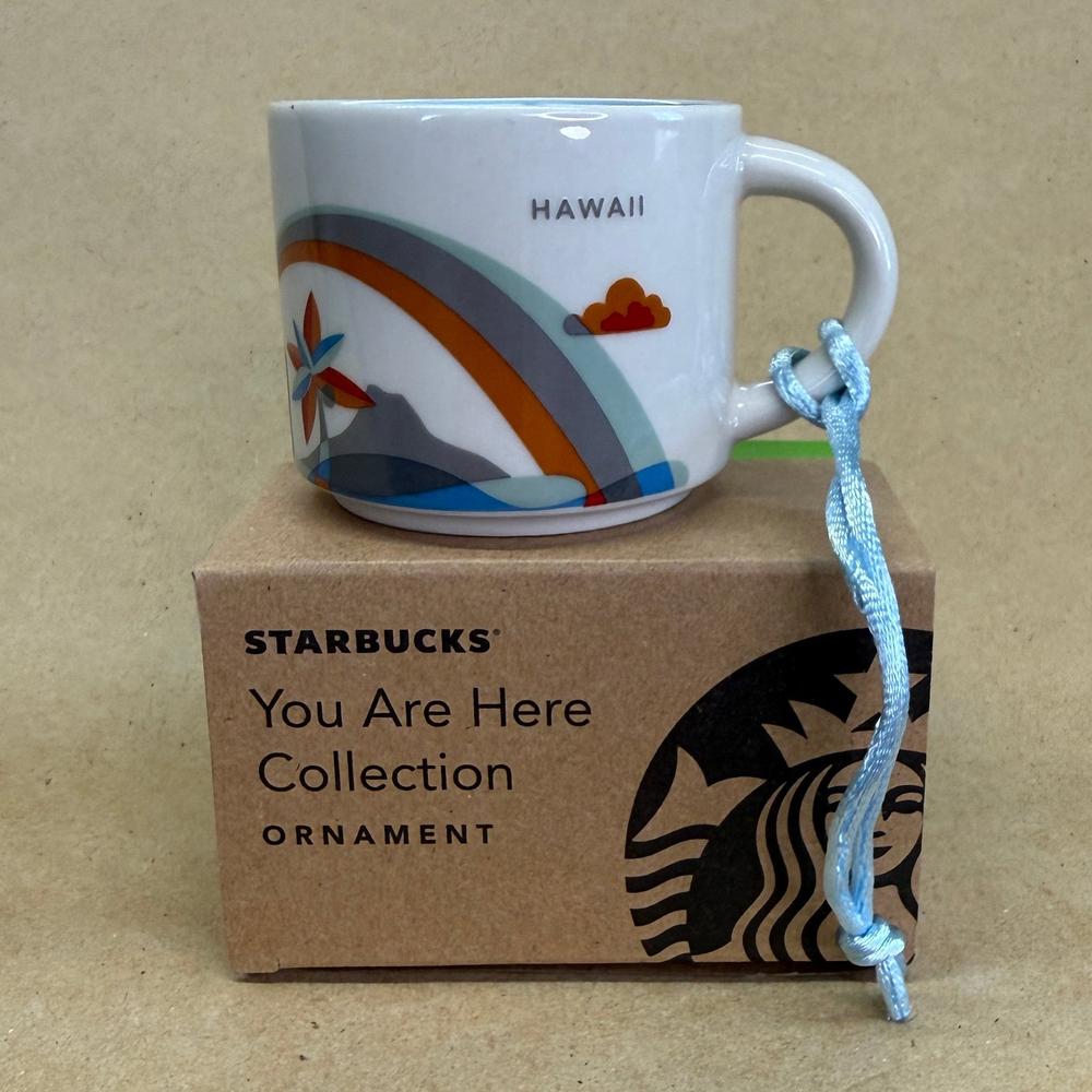 Starbucks You Are Here Hawaii Ornament Mug NIB-2016
