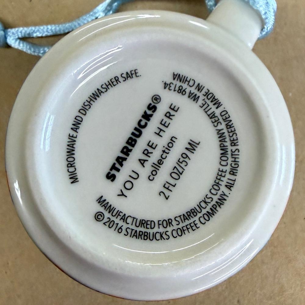 Starbucks You Are Here Hawaii Ornament Mug NIB-2016