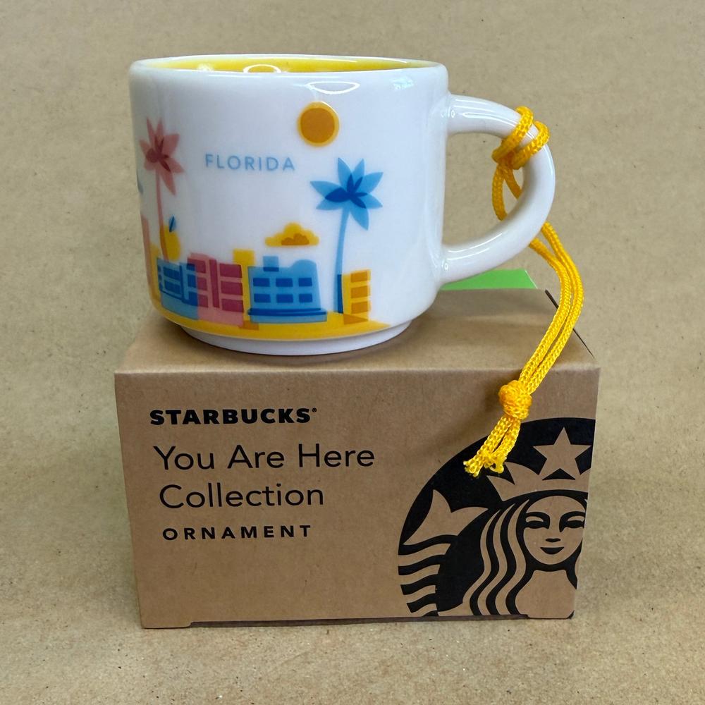 Starbucks You Are Here Florida Ornament Mug NIB-2017
