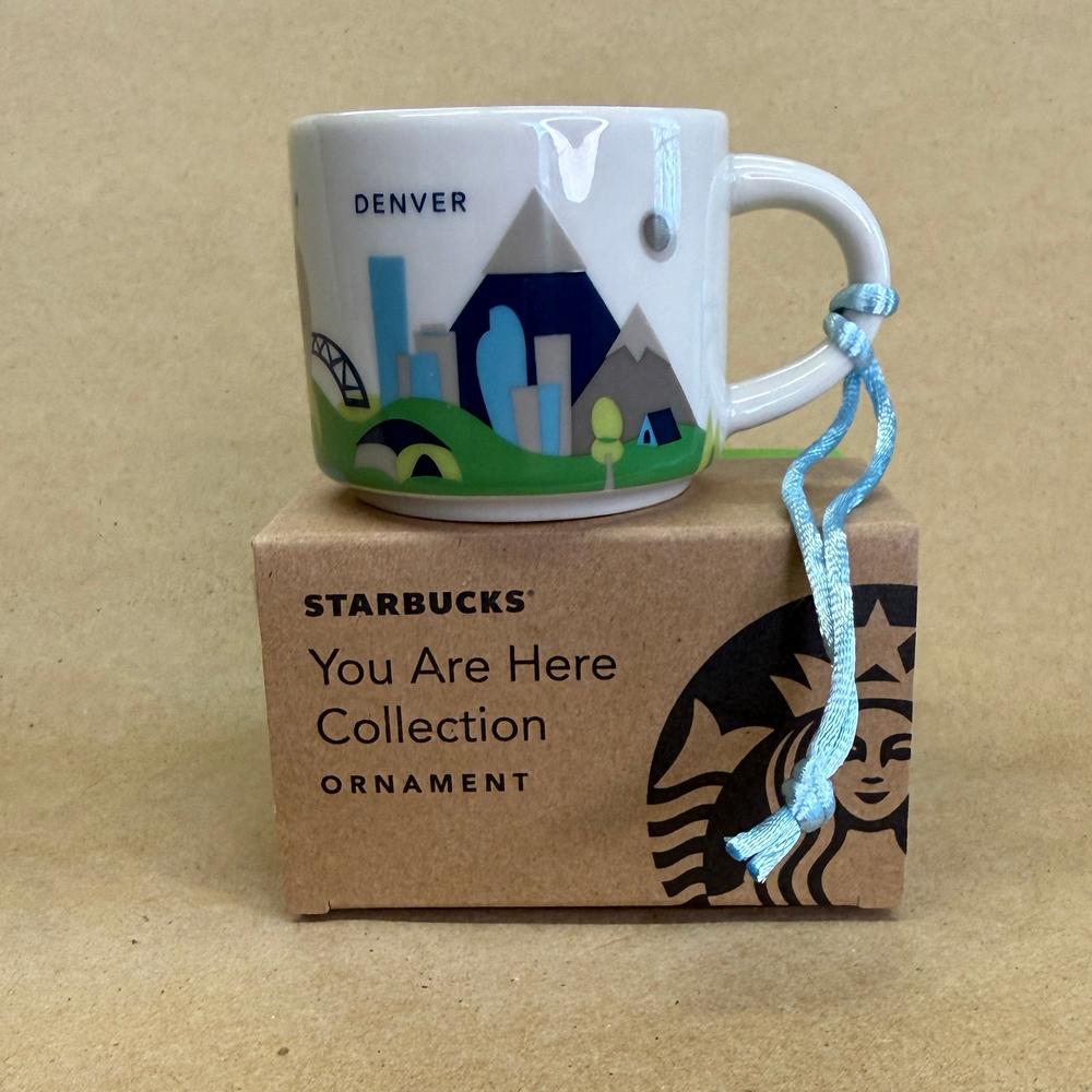 Starbucks You Are Here Denver Ornament Mug NIB-2016