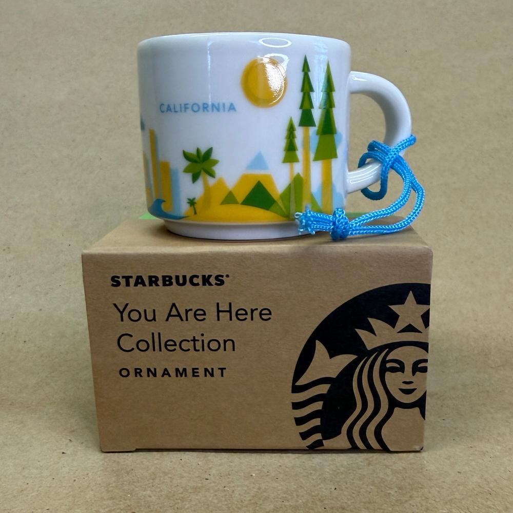 Starbucks You Are Here California Ornament Mug NIB-2017