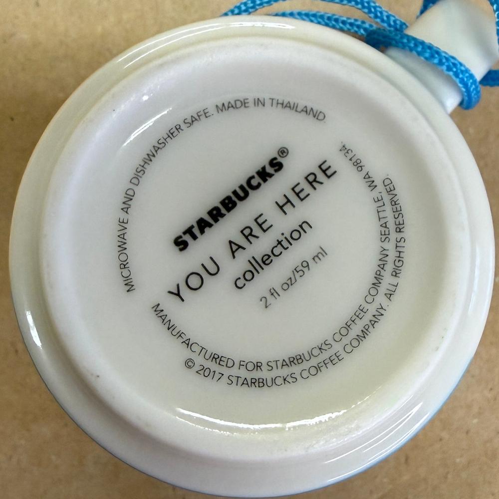 Starbucks You Are Here California Ornament Mug NIB-2017