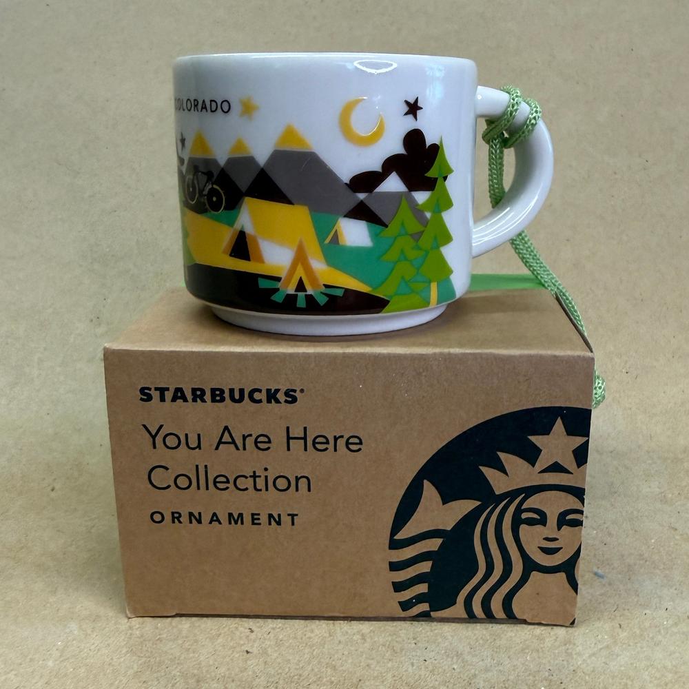 Starbucks You Are Here Colorado Ornament Mug NIB-2016
