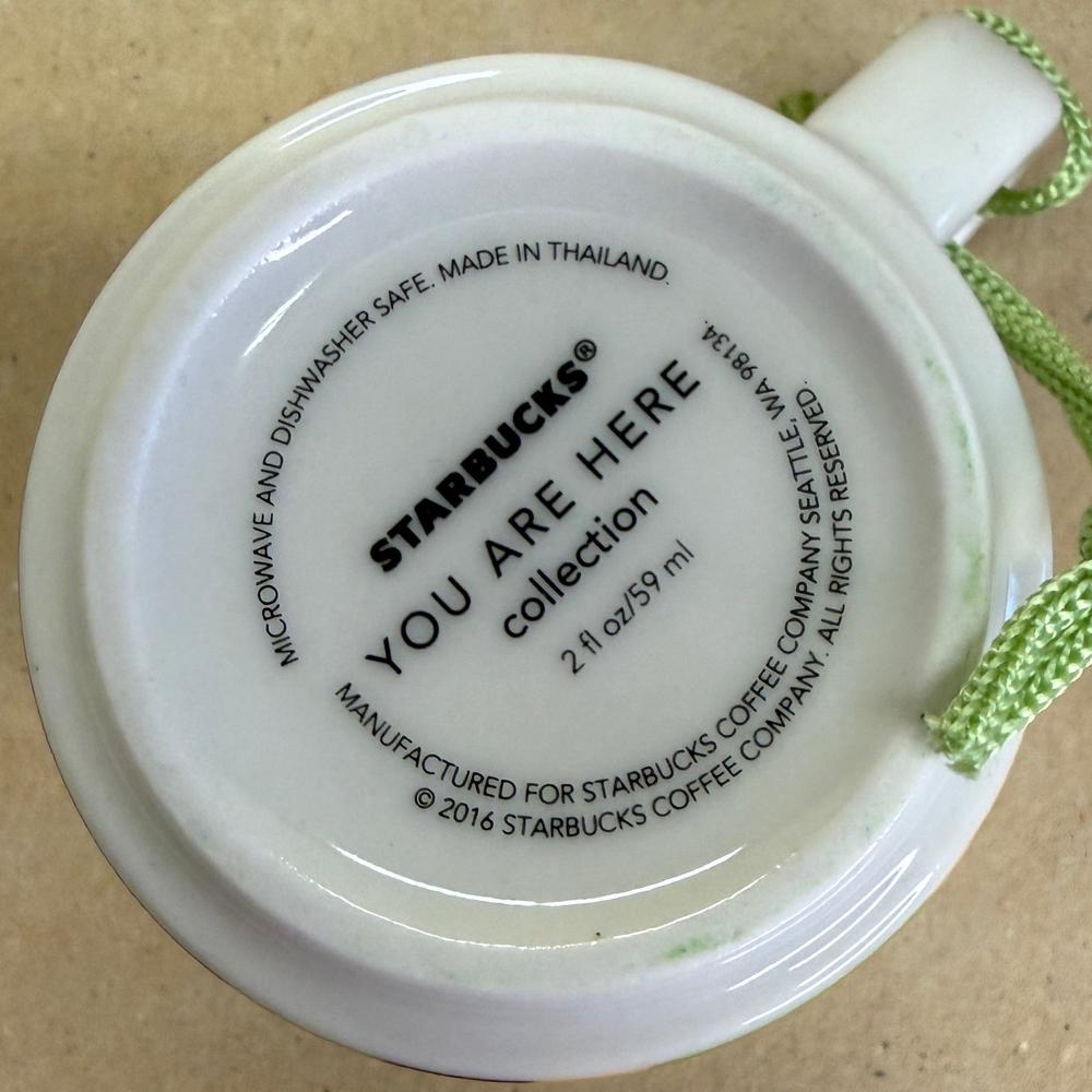 Starbucks You Are Here Colorado Ornament Mug NIB-2016