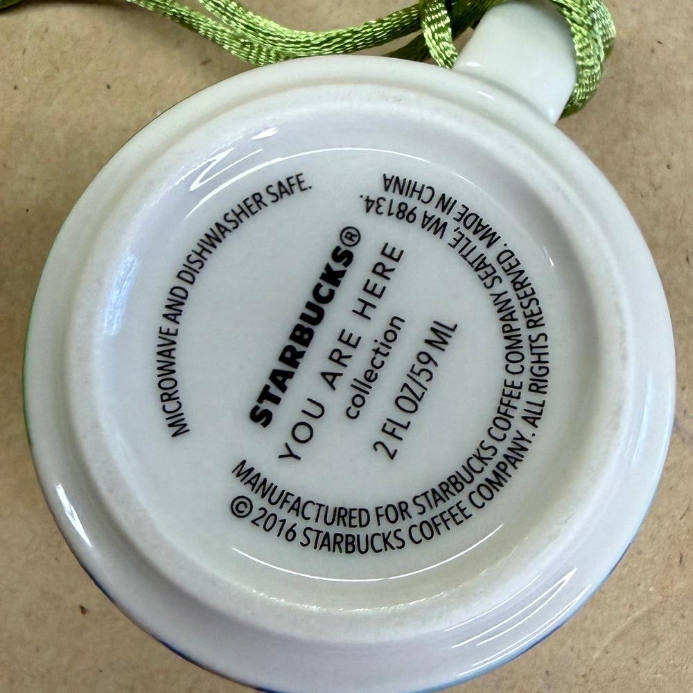 Starbucks You Are Here Charlotte Ornament Mug NIB-2016
