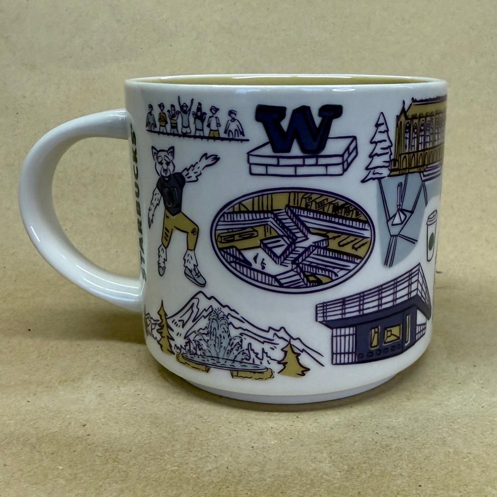 Starbucks Been There University of Washington Mug NIB-2018