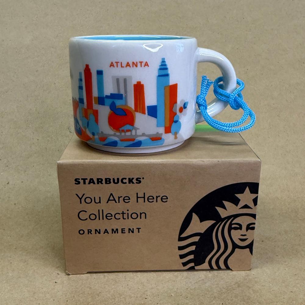 Starbucks You Are Here Atlanta Ornament Mug NIB-2017