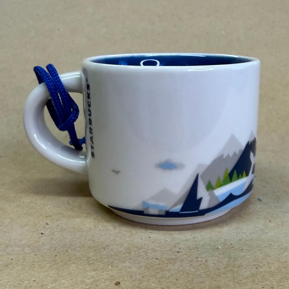 Starbucks You Are Here Alaska Ornament Mug NIB-2017