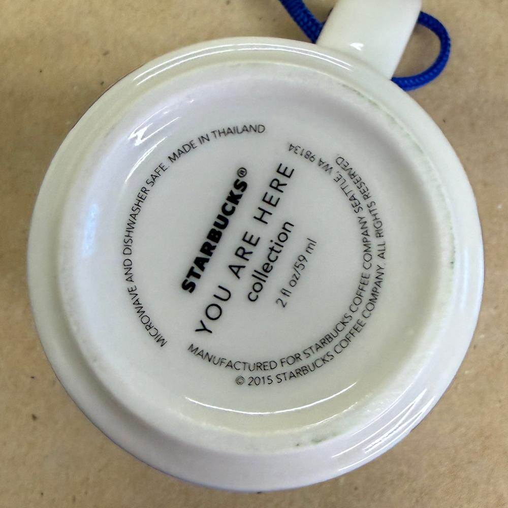 Starbucks You Are Here Alaska Ornament Mug NIB-2017