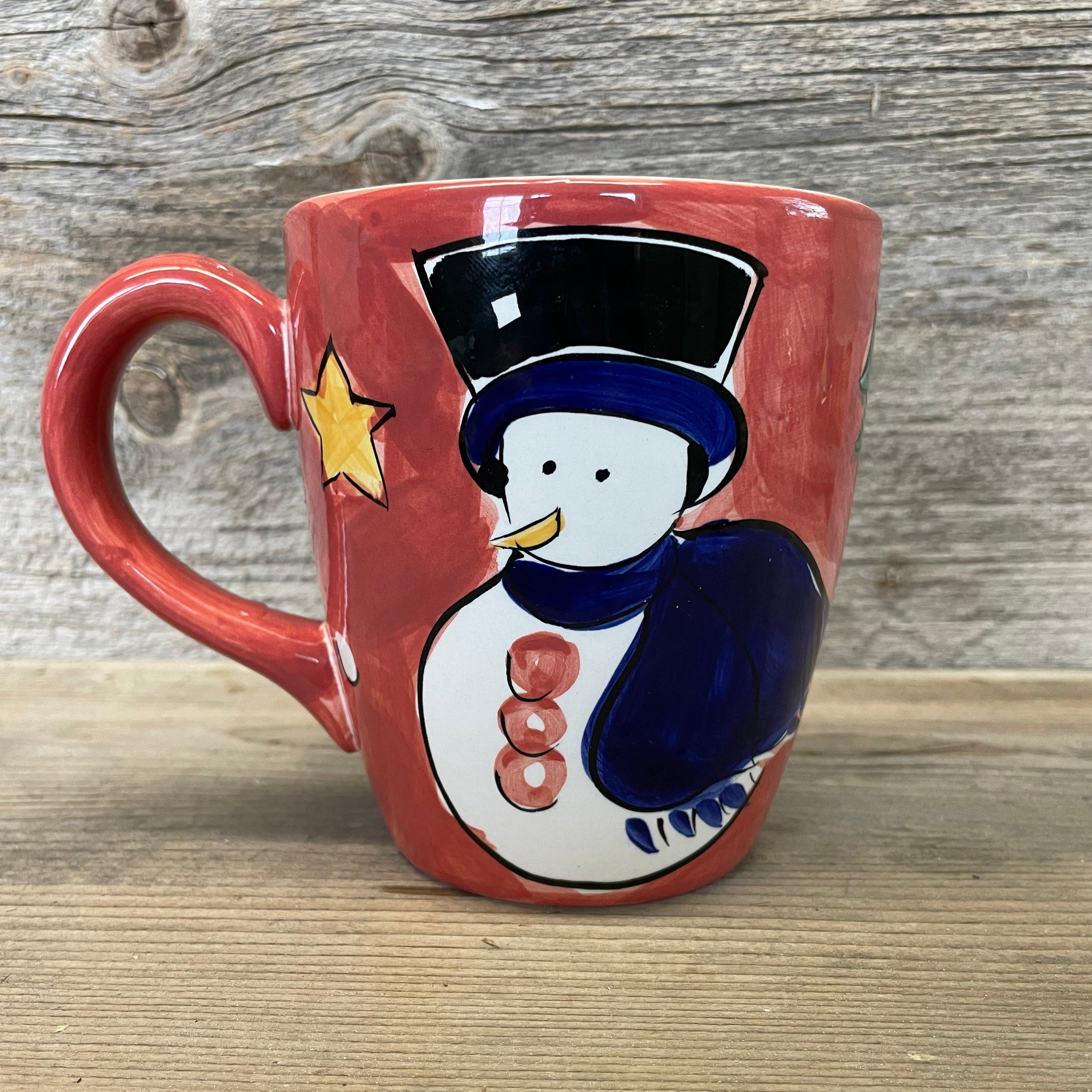 Gibson Snowman and Star Mug