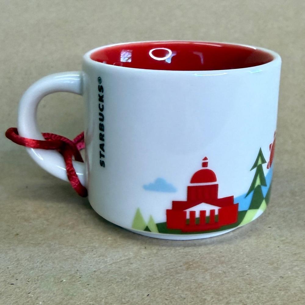 Starbucks You Are Here Washington Ornament Mug NIB-2016