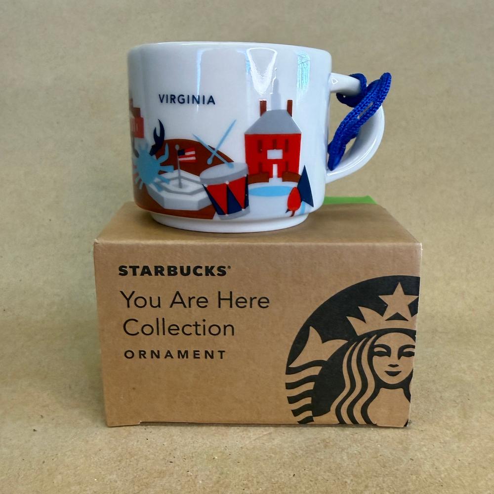 Starbucks You Are Here Virginia Ornament Mug NIB-2016