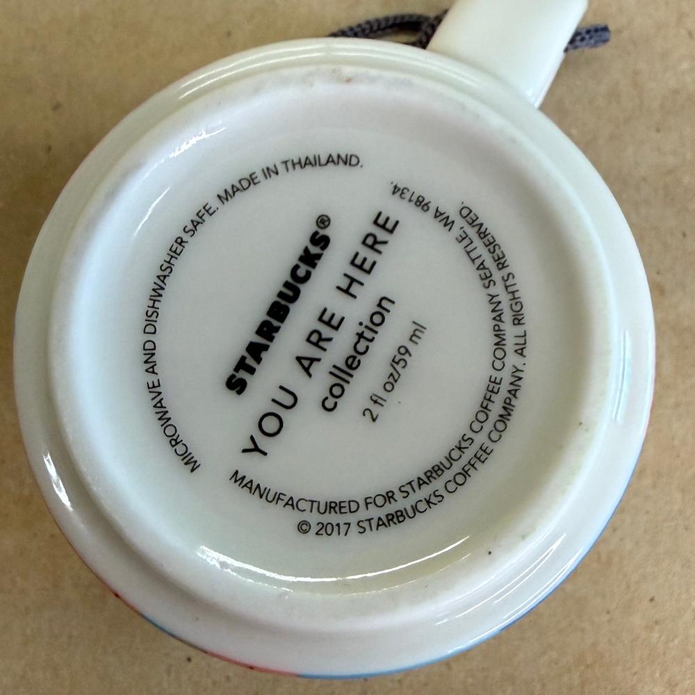 Starbucks You Are Here Washington DC Ornament Mug NIB-2017