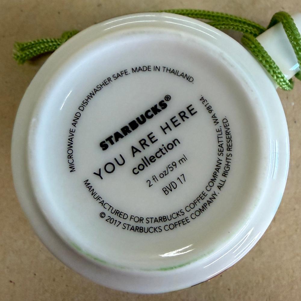 Starbucks You Are Here Michigan Ornament Mug NIB-2017