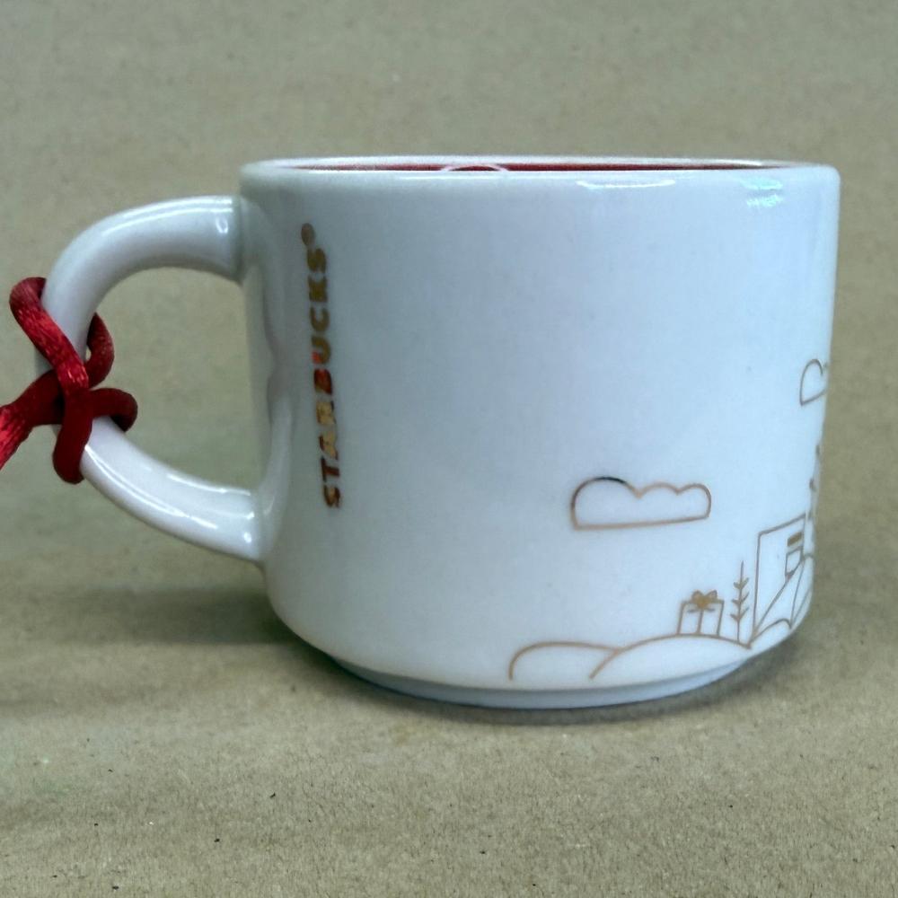 Starbucks You Are Here Chicago Christmas Ornament Mug NIB-2014
