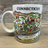 A View of the World City Mugs-Connecticut