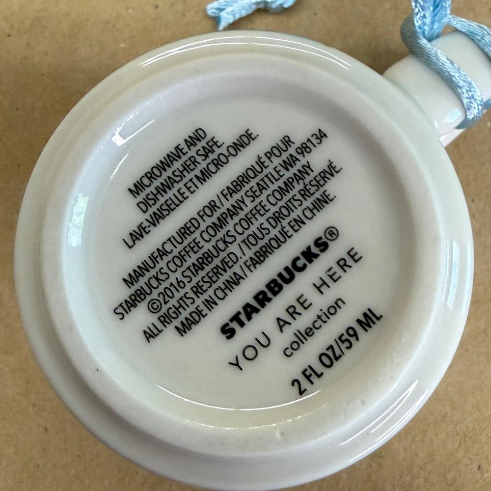 Starbucks You Are Here Vancouver Ornament Mug NIB-2016
