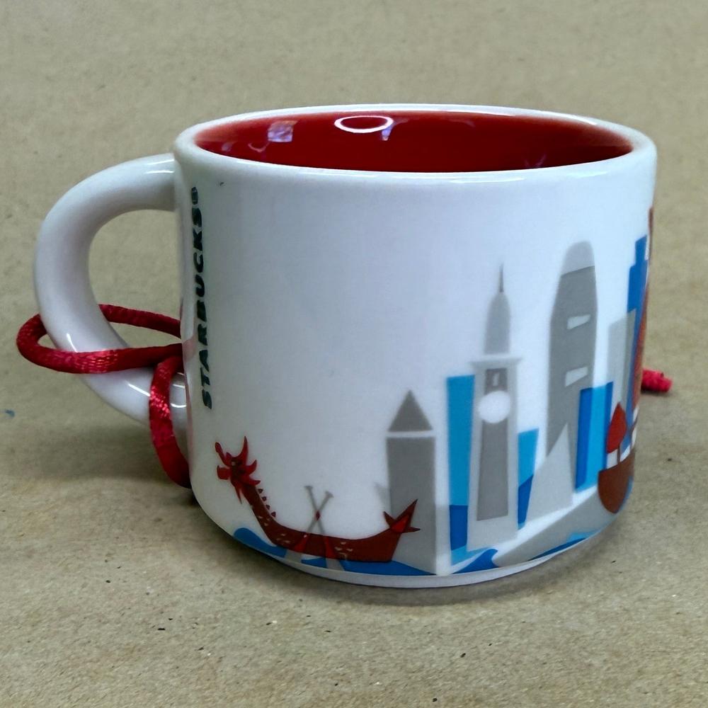 Starbucks You Are Here Hong Kong Ornament Mug NIB-2018