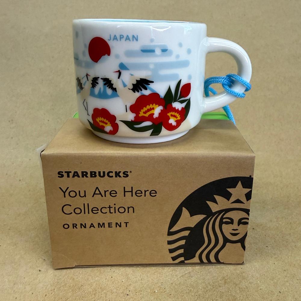 Starbucks You Are Here Japan Winter Ornament Mug NIB-2018