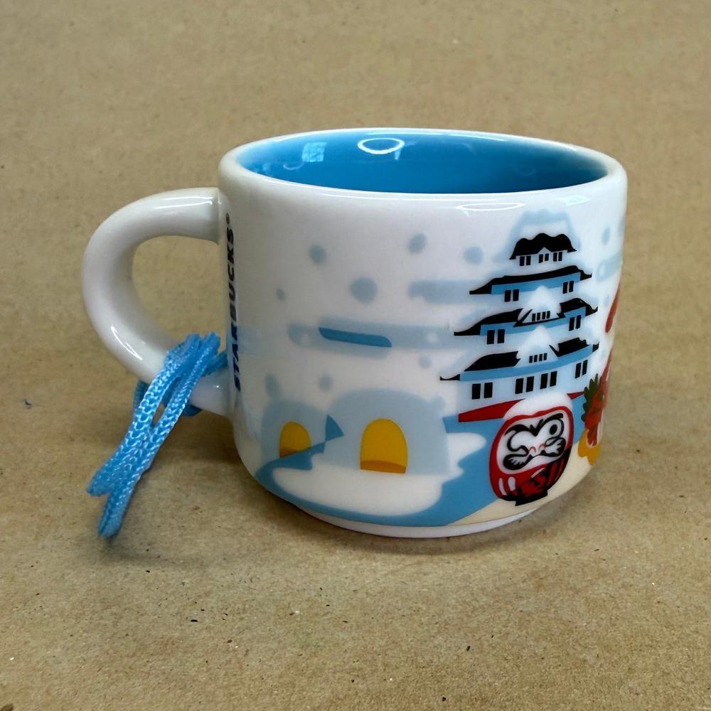 Starbucks You Are Here Japan Winter Ornament Mug NIB-2018