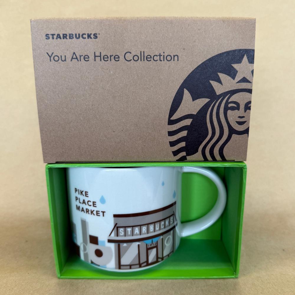 Starbucks You Are Here Series Pike Place Market Mug NIB-2012