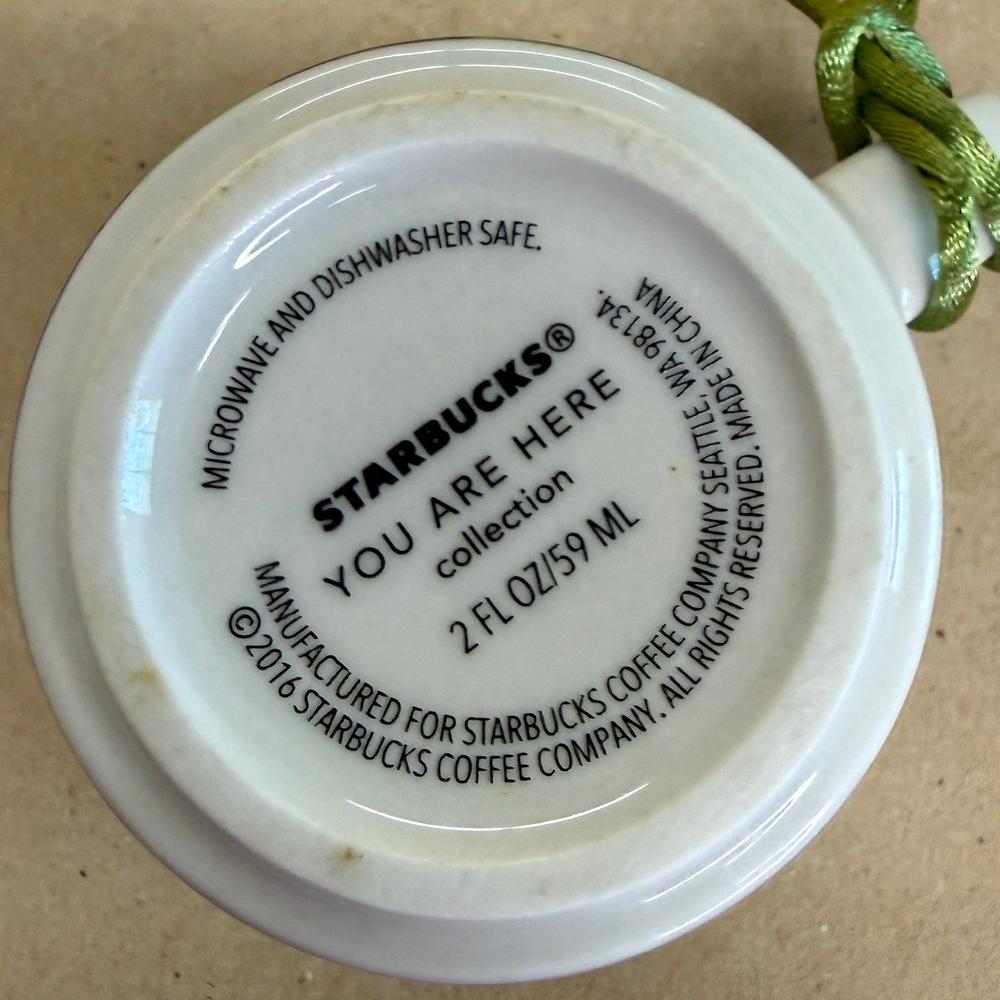 Starbucks You Are Here Singapore Ornament Mug NIB-2016