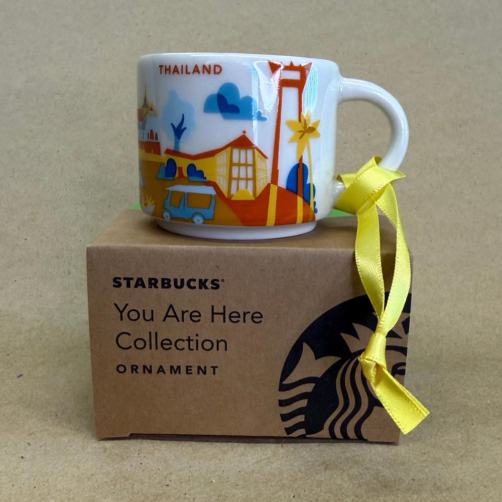 Starbucks You Are Here Thailand Ornament Mug NIB-2016
