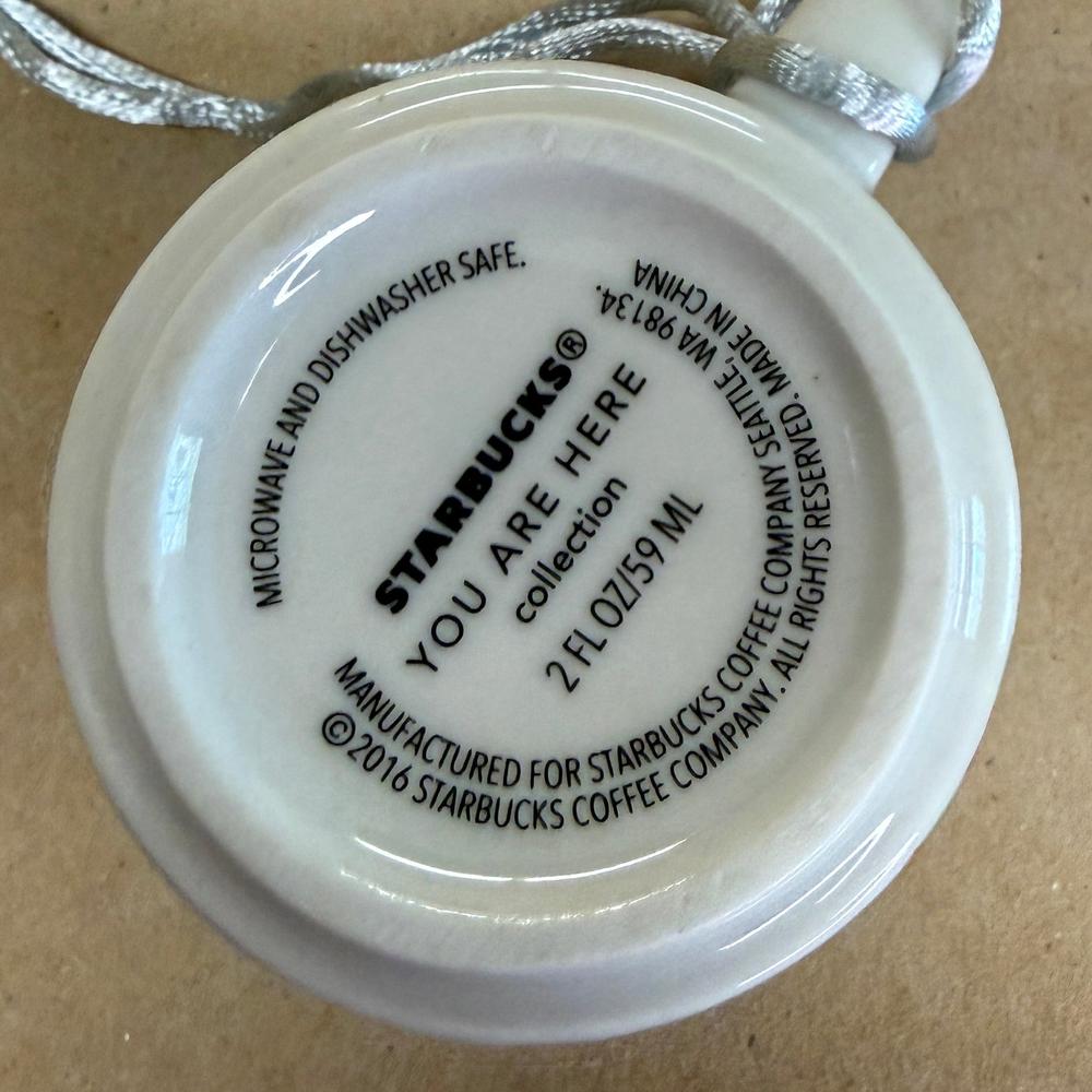 Starbucks You Are Here Singapore Red Ornament Mug NIB-2016