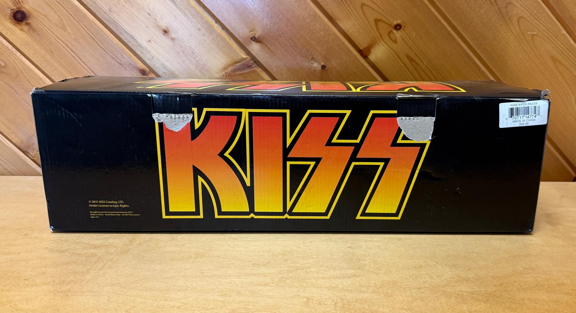 KISS Rock Band FYE Exclusive Set of Molded Mugs NIB-2015