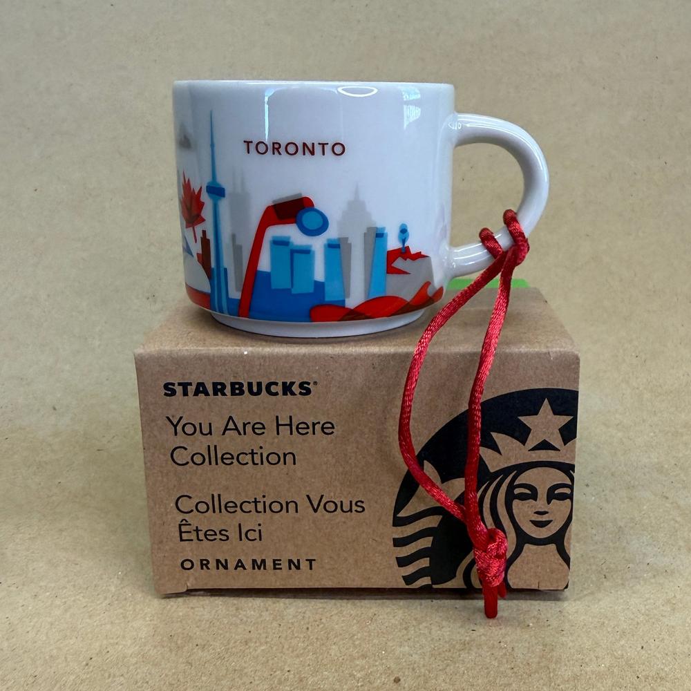 Starbucks You Are Here Toronto Ornament Mug NIB-2016