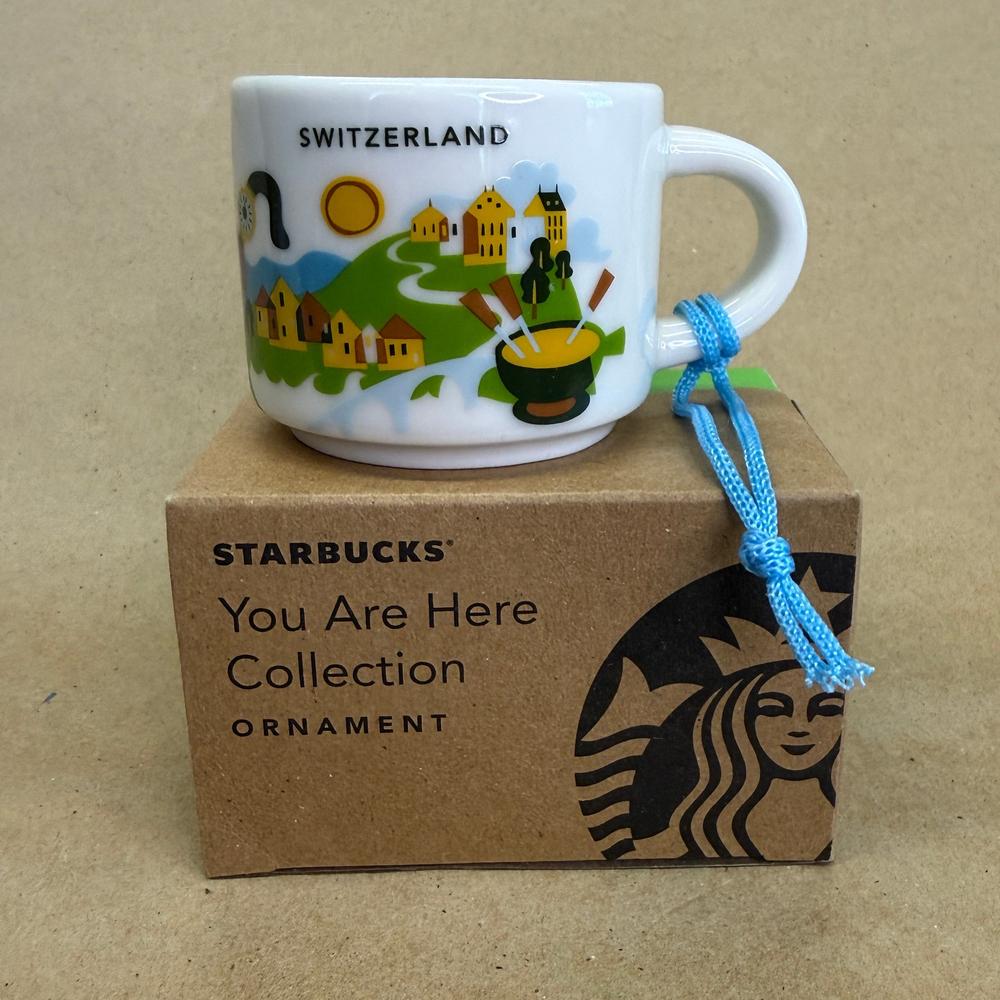 Starbucks You Are Here Switzerland Ornament Mug NIB-2019