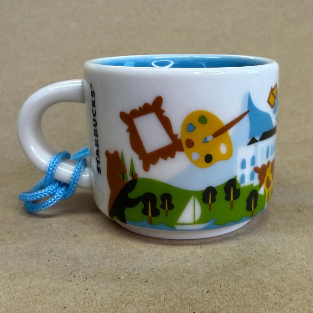 Starbucks You Are Here Switzerland Ornament Mug NIB-2019