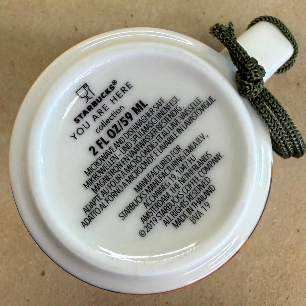 Starbucks You Are Here Greece Ornament Mug NIB-2019