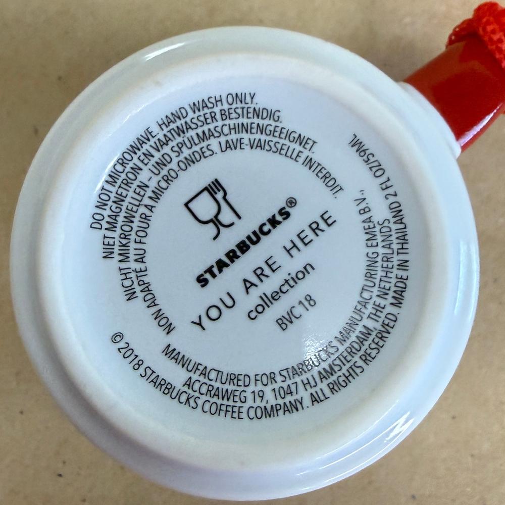 Starbucks You Are Here Netherlands Christmas Ornament Mug NIB-2018