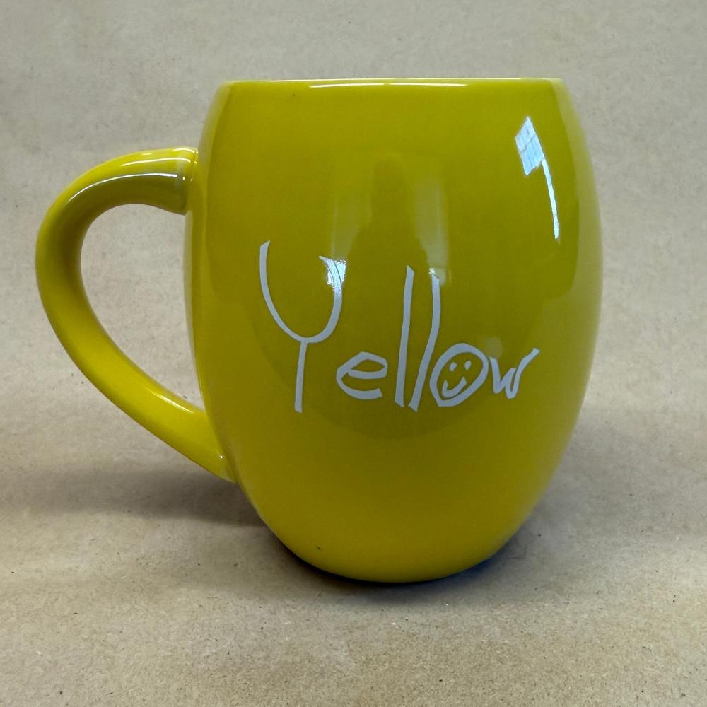 M&M's Yellow Text with Smiley Face Completely Nuts Mug