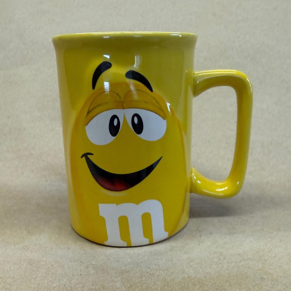 M&M's Peanut Yellow Embossed Mug-2012