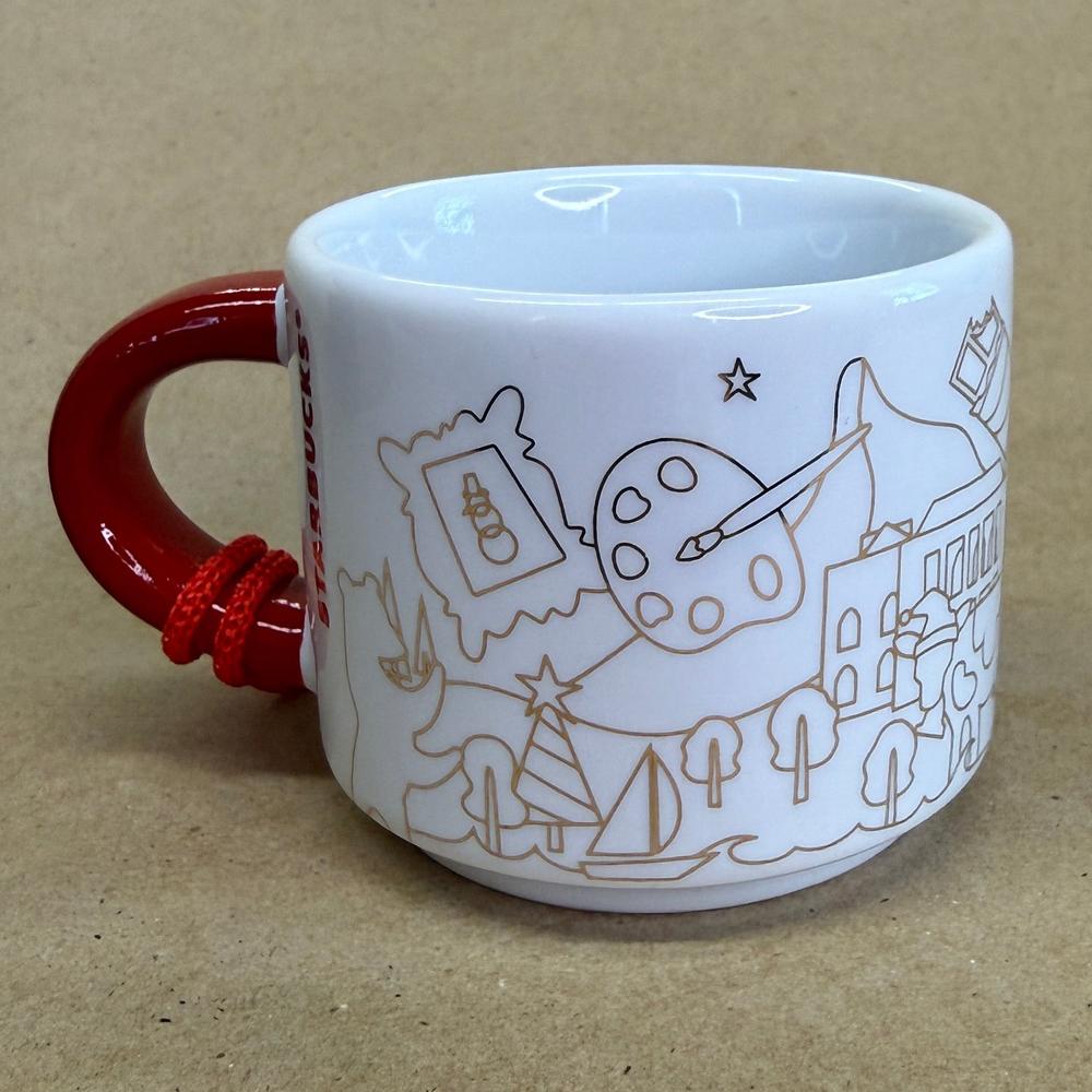 Starbucks You Are Here Switzerland Christmas Ornament Mug NIB-2018