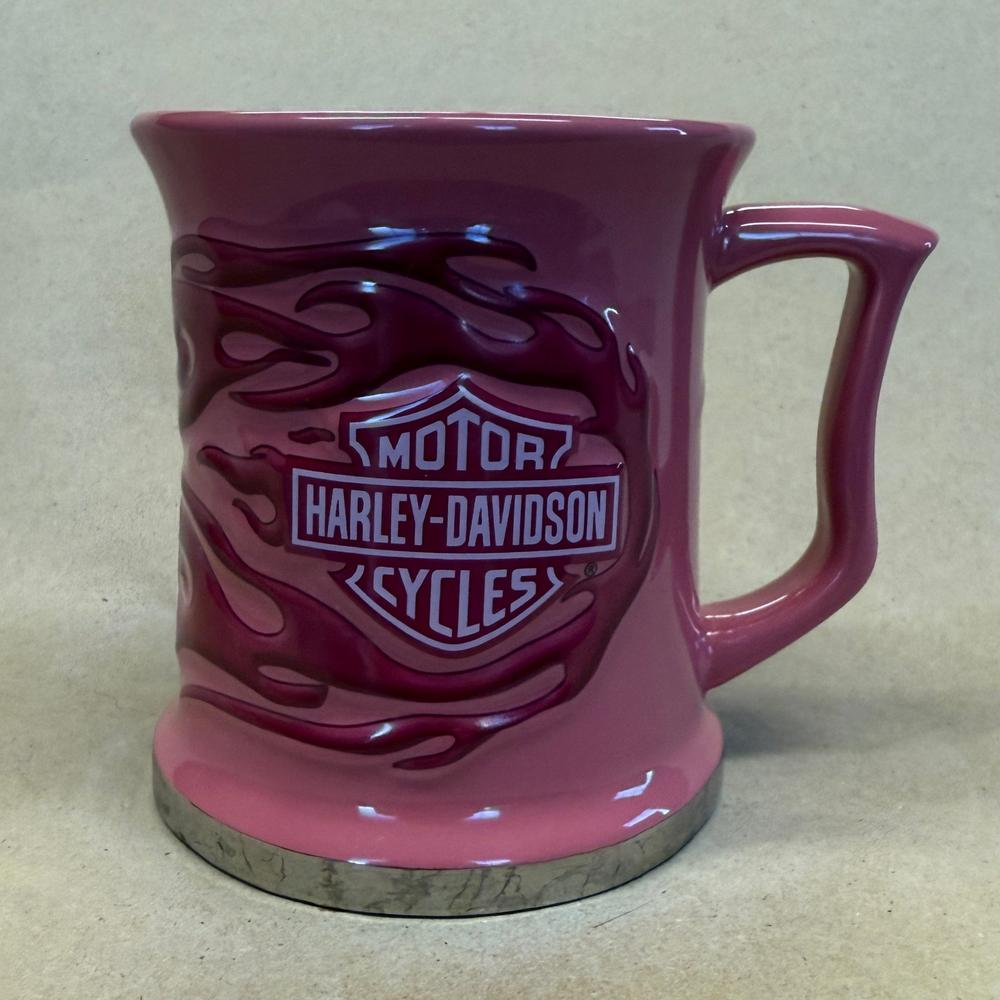 Harley Davidson Pink with Flames Mug