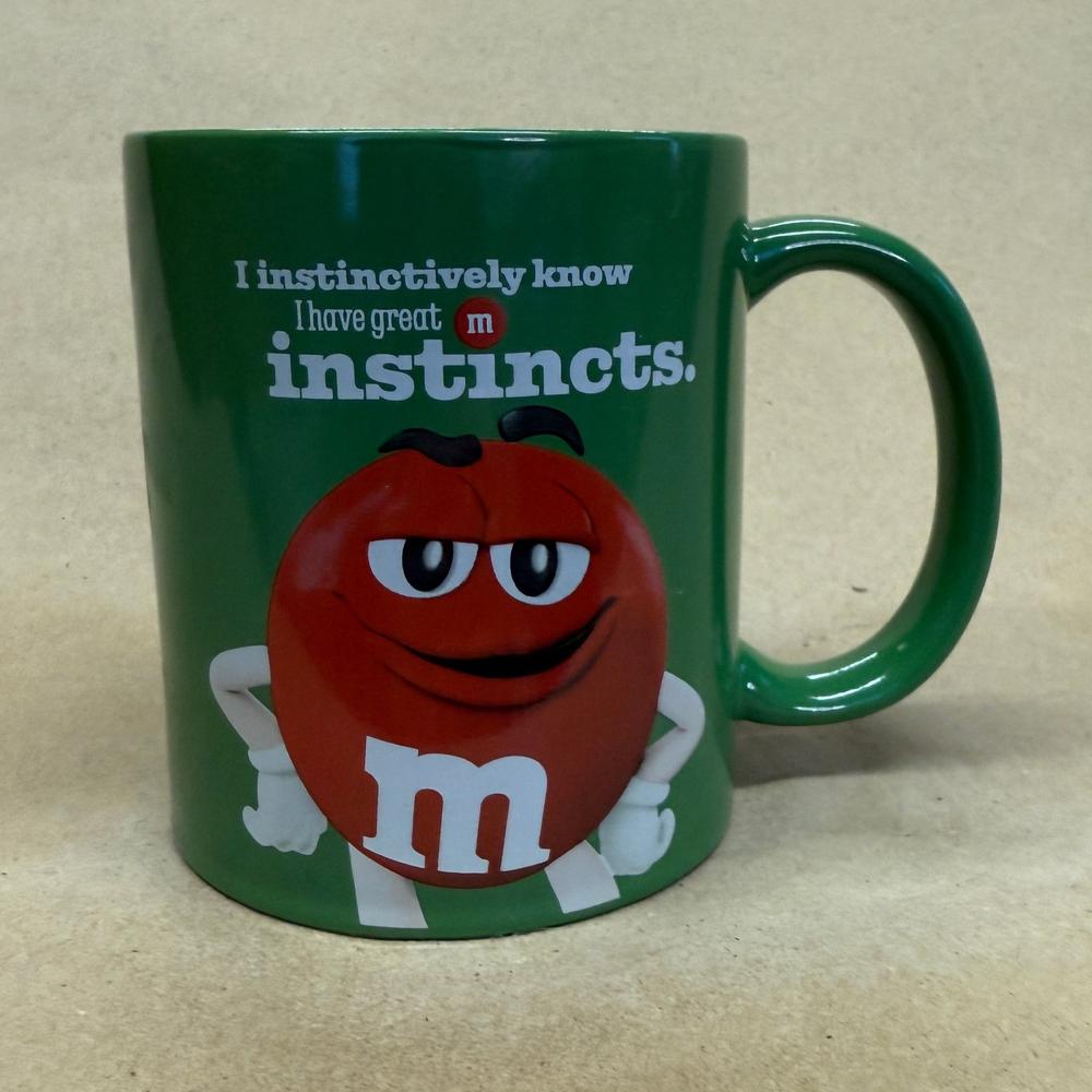 M&M's Red Candy I have great instincts Mug-2024