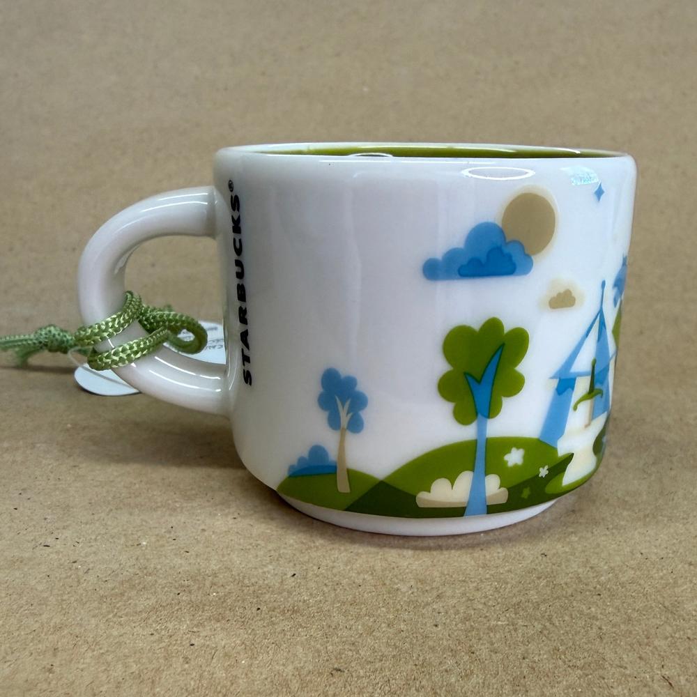 Starbucks You Are Here Magic Kingdom Hippo Ornament Mug NIB