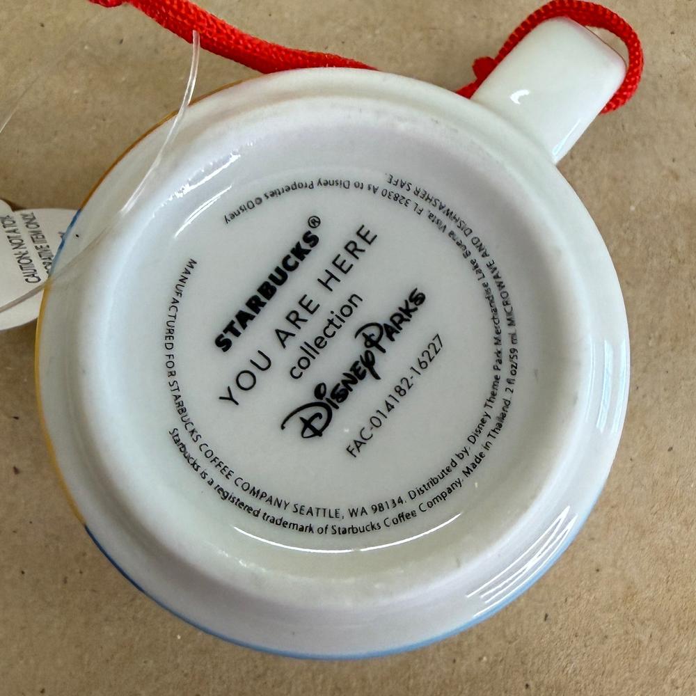 Starbucks You Are Here Disney Hollywood Studios Dragon Ornament Mug NIB