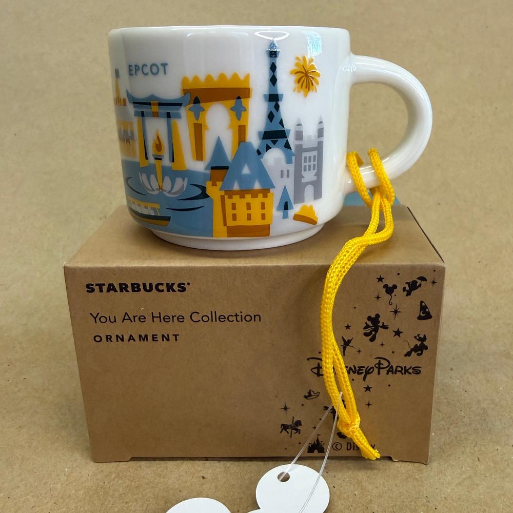 Starbucks You Are Here EPCOT World Showcase Ornament Mug NIB